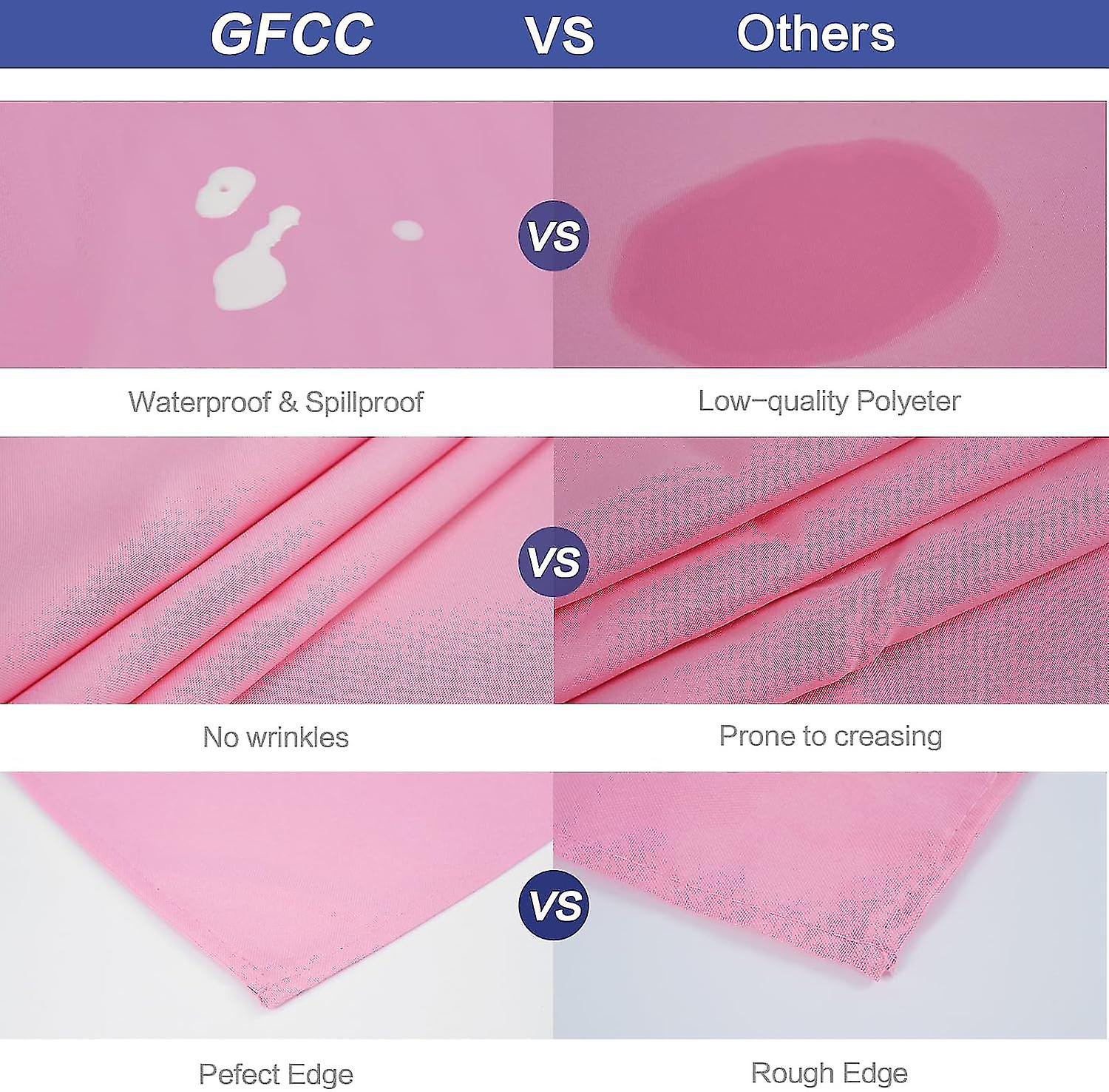 Seamless Pink Rectangular Polyester Tablecloth - 54 X 54-inch