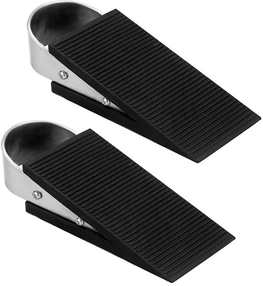 2 Pack Non-slip Rubber Door Stopper For Office Home