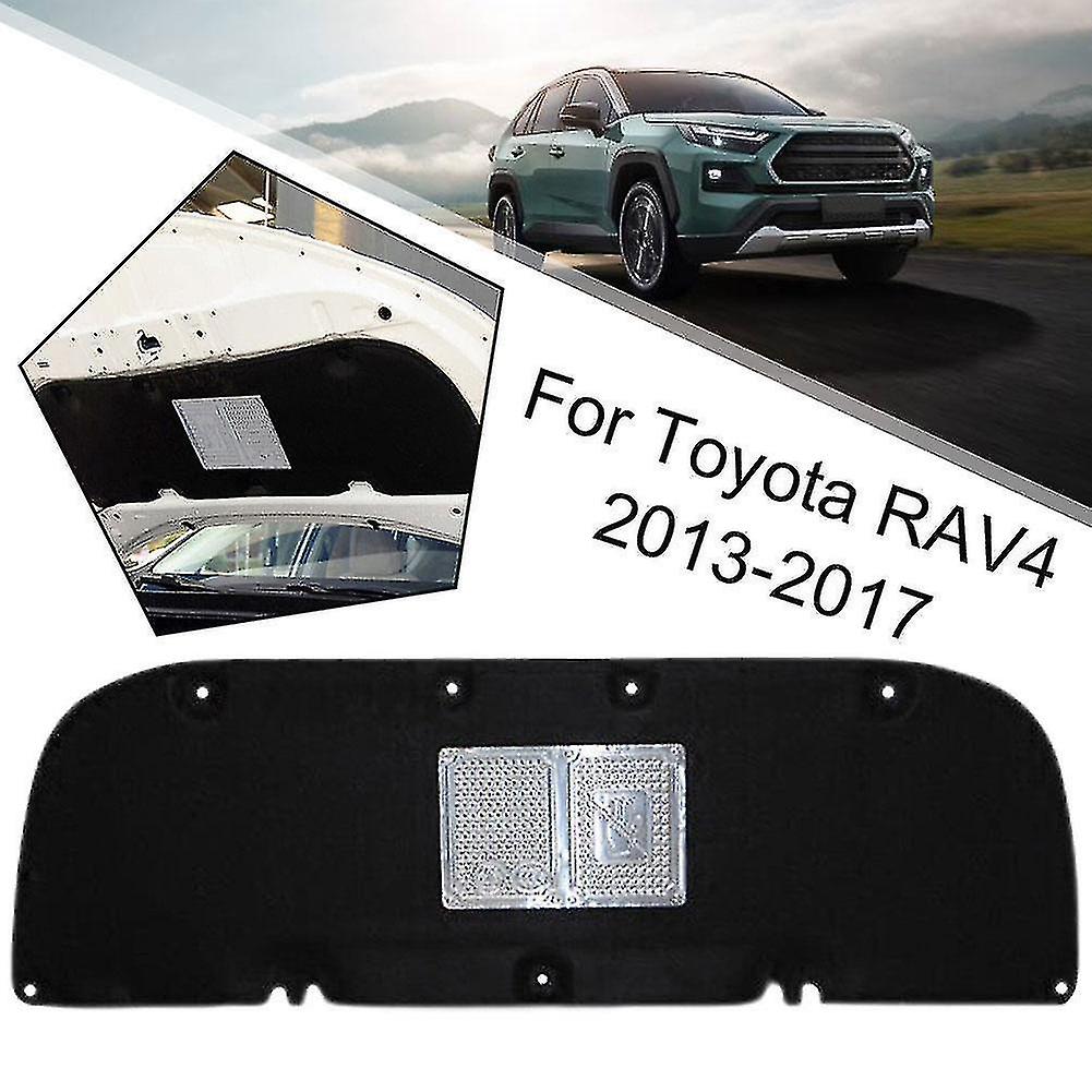 XOJWGWAI Compatible avec Toyota RAV4 2013-2017 Coussin d'isolation de Capot Moteur Avant Tapis insonorisant en Coton avec Boucle Type Pet