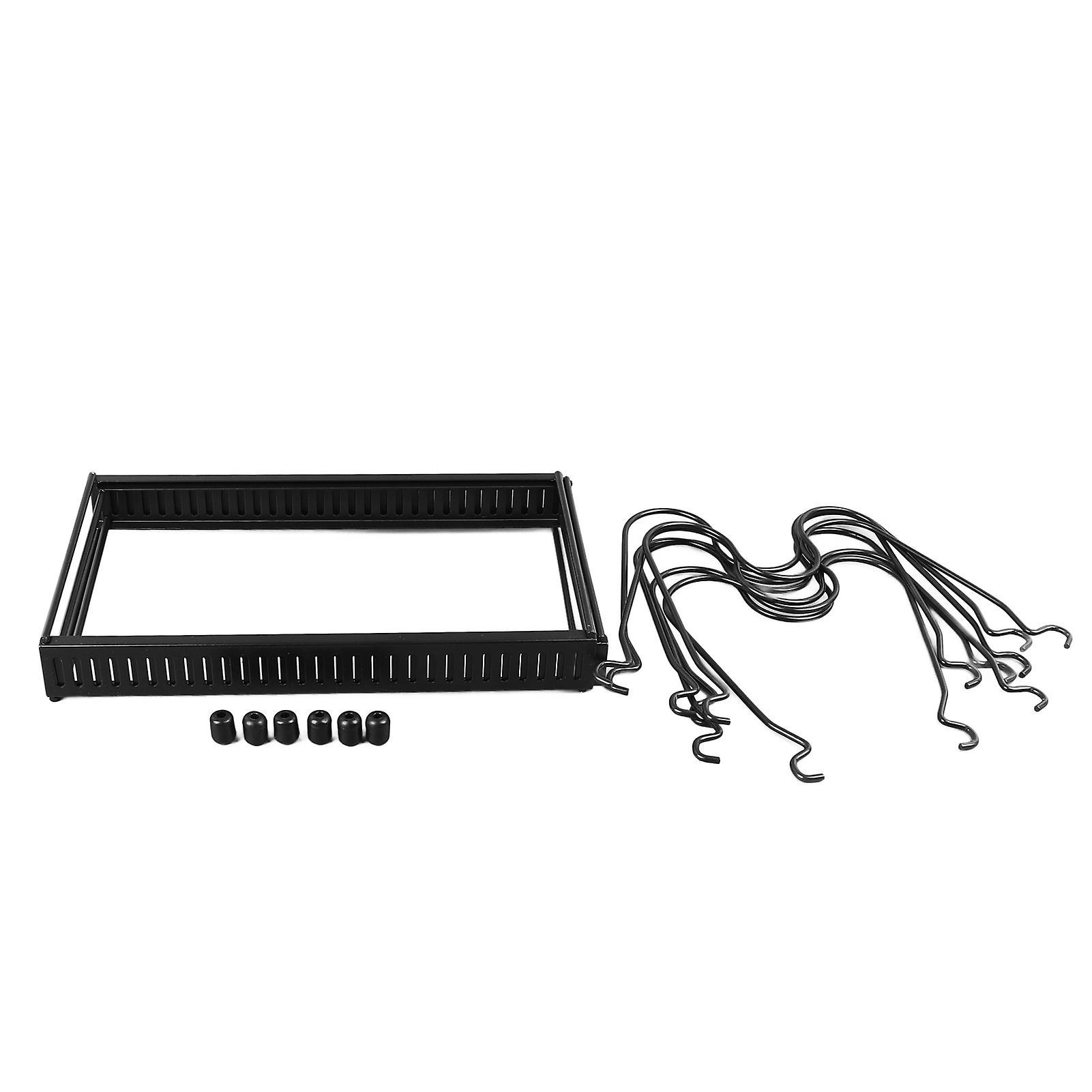 Expandable Pot and Pan Organizers Rack with 7 Adjustable Compartments Expandable Pan and Lid Rack Organizer for Kitchen Storage