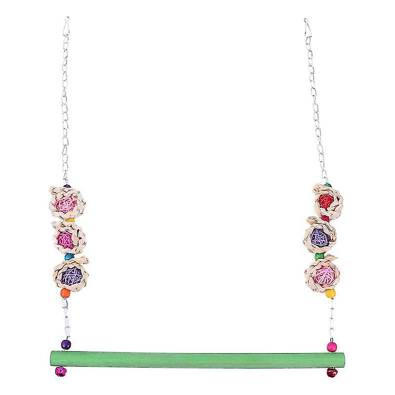1pcs Parrot Swing Standing Bar