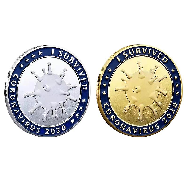 2pcs I Survived Commemorative Coin