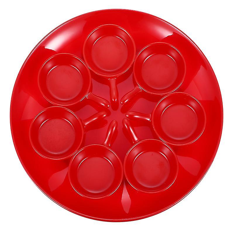 1set Plate And Spoons