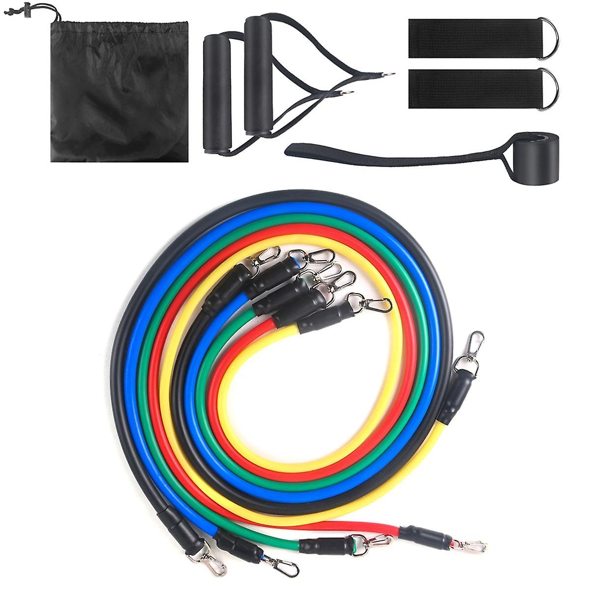 Sport Rubber Band for Fitness Equipment Resistance Bands Elastic Band for Pulling Up Training Portable Body Sports Black