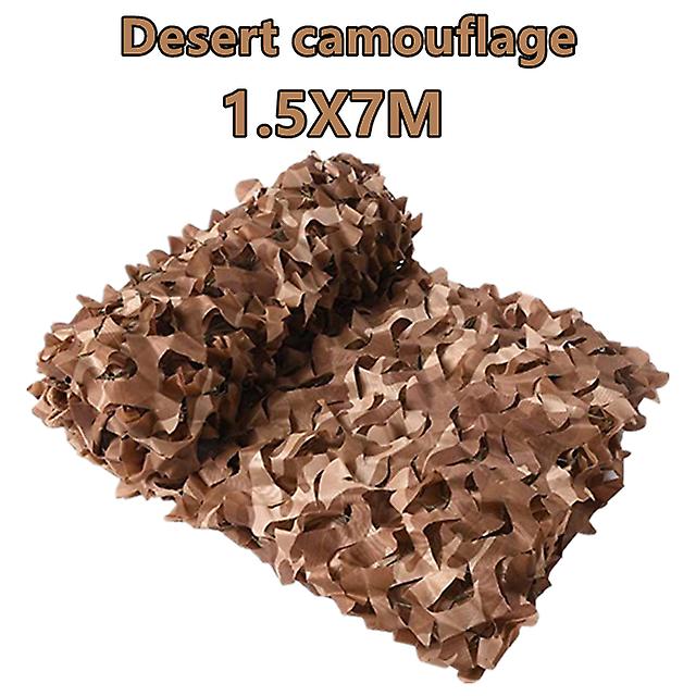 Mj Desert Military מחוזק הסוואה רשת חול בז '150d בד אוקספורד, מתאים לגינה בצל חיצוני נסתר רשת טרסה