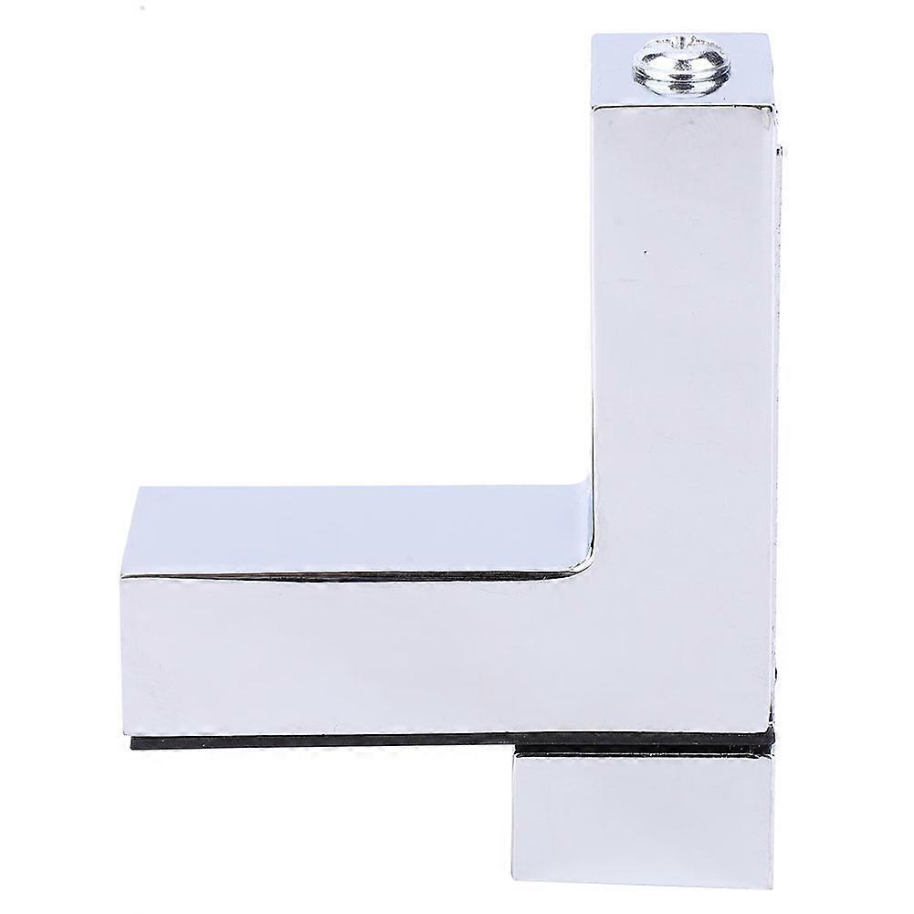 Thickened Clamp Glass Shelf Zinc Alloy Adjustable F Type Board Hardware AccessoriesGlossy