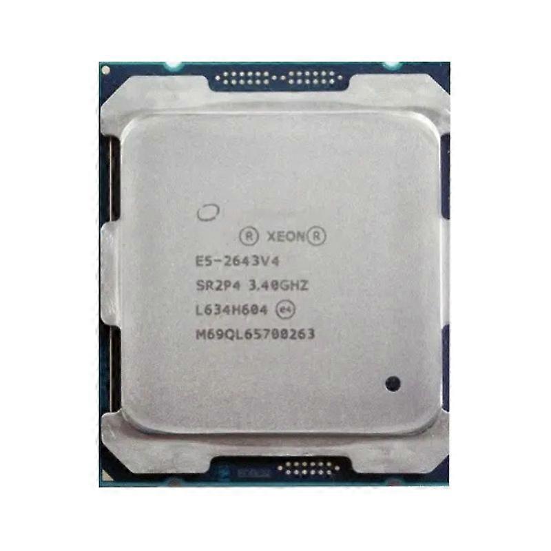 Xeon E5-2643V4 CPU - Socket LGA 2011-3 6 Cores 12 Threads 3.4GHz 25MB L3 Cache 135W.