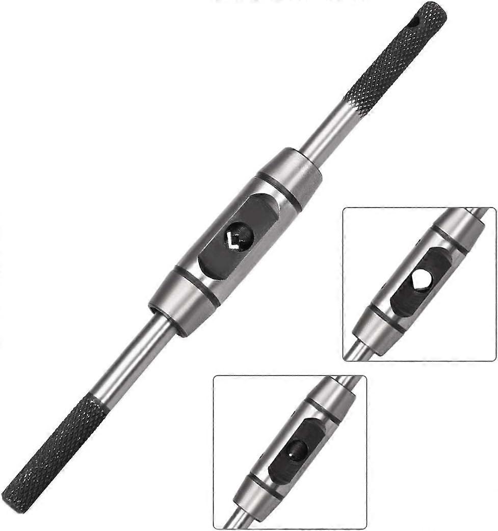 Left Turn Adjustable Tap Door Tap Wrench Handle for Metric M1-M8 Tap Reamer Tapping Wrench Body Tool Die Casting