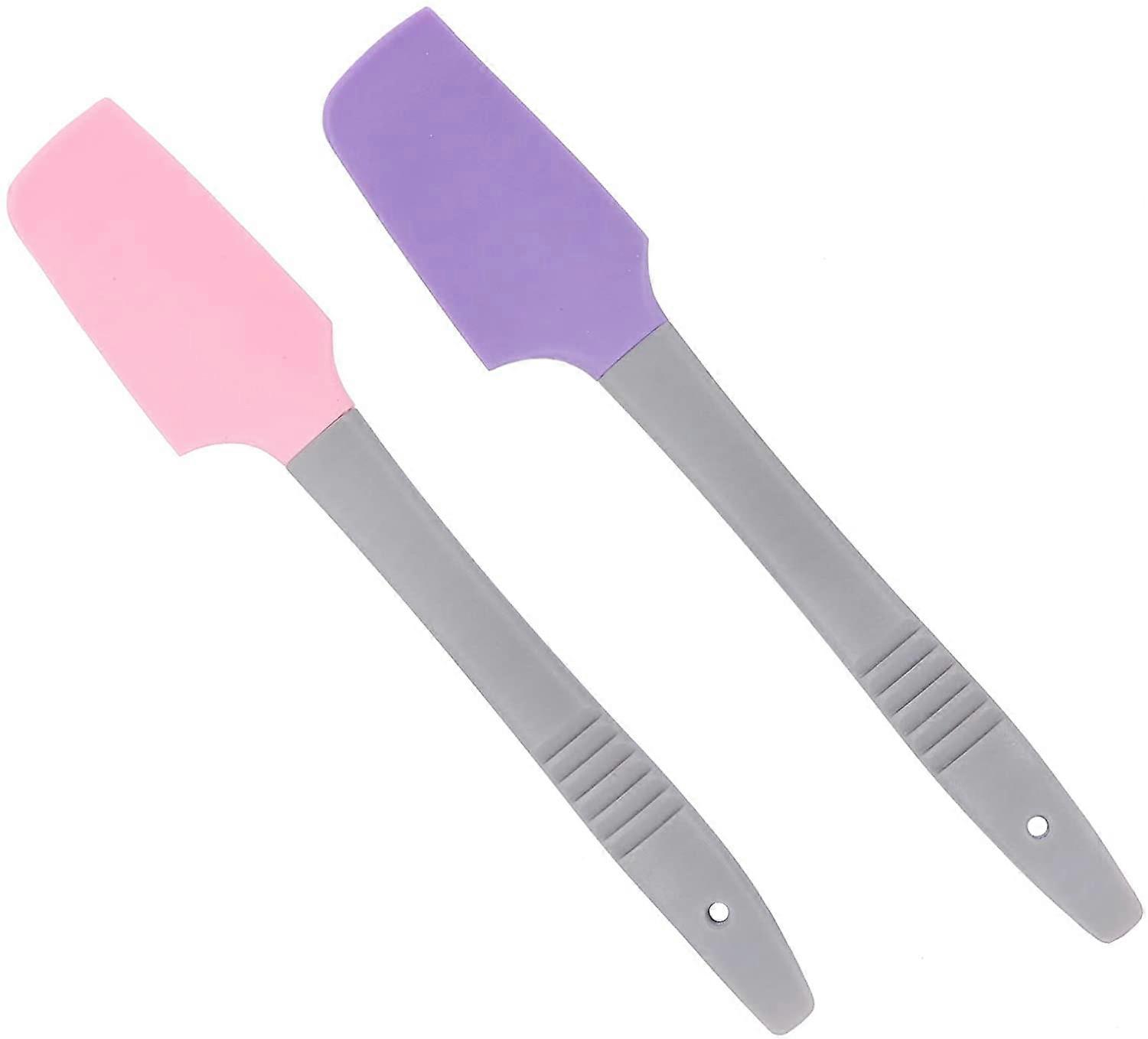 Non stick Wax Spatulas Silicone Waxing Applicator Reusable Large Hard Wax Body Hair Removal Sticks for Home Salon Use 2pcs