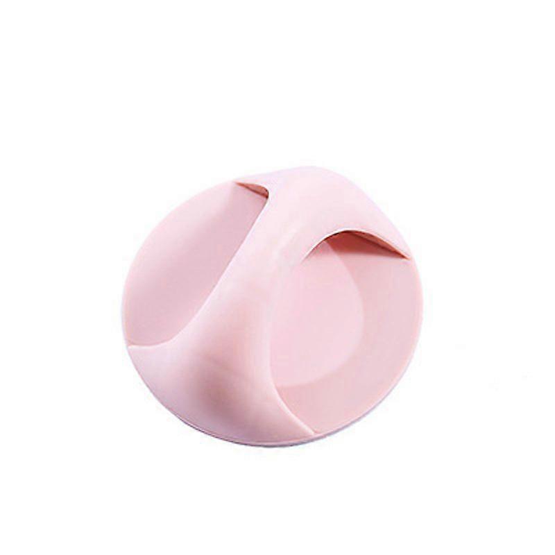 2 Count Round Pink Self Adhesive Instant Door Window Handle Sticker Convenient Opening Adhesive Handles Pink Color