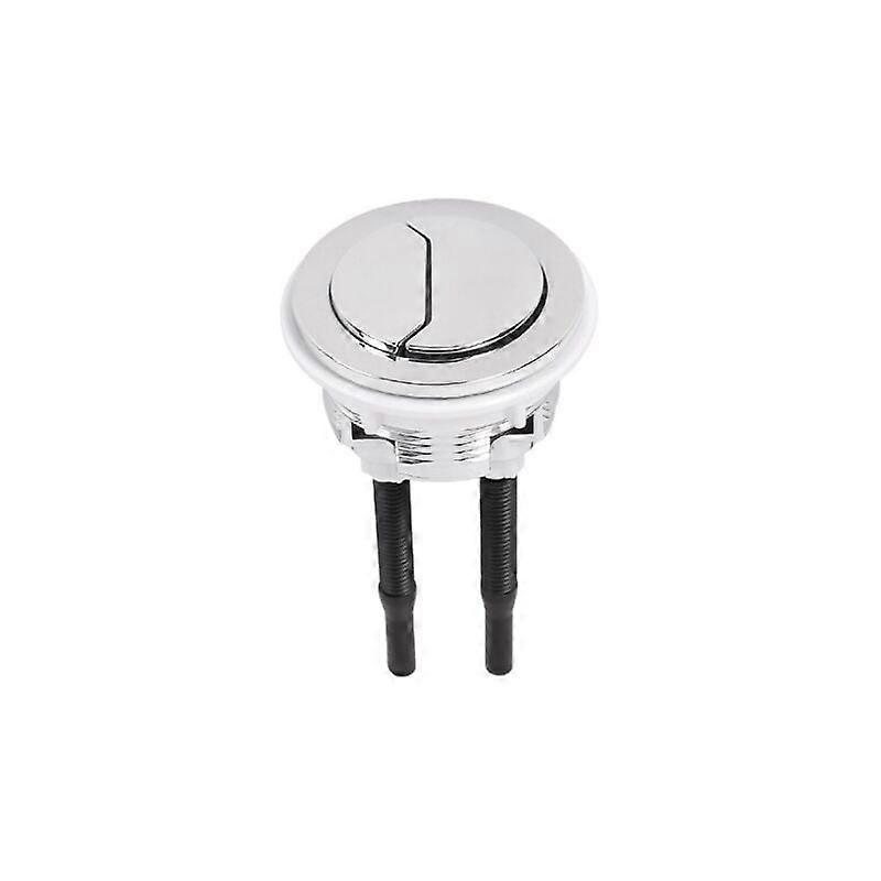 48mm Electroplating High Pressure Flush Toilet Button Flush Toilet Accessories 2PCS