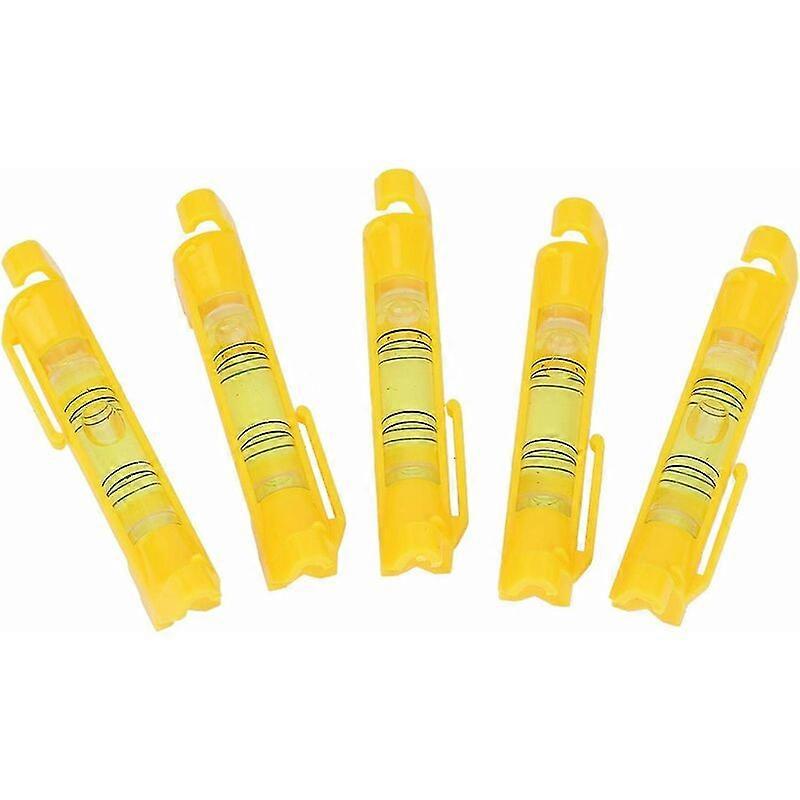 5pcs Rope Line Spirit Level, Mini Spirit Level Line Spirit Level with Preformed Hooks Hanging Line Level Angle Adjustment Instrument, HANBING