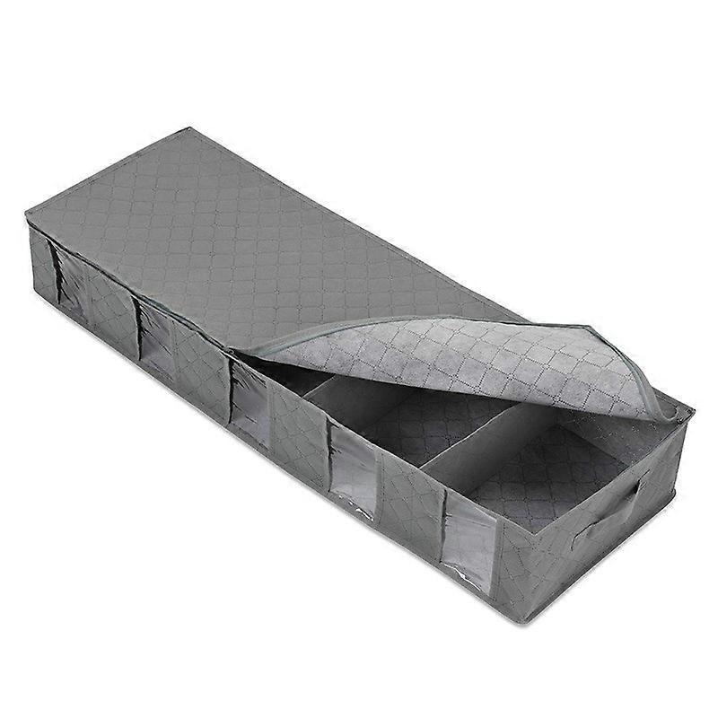 Storage box under bed Large bag Storage organizer Transparent foldable storage bag