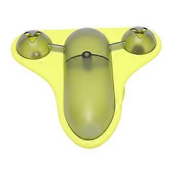 Pet Food Leakage Toy Bite Resistant Teeth Grinding Airplane Missing Food Toy Rotating Airplane Missing Food Toy Green