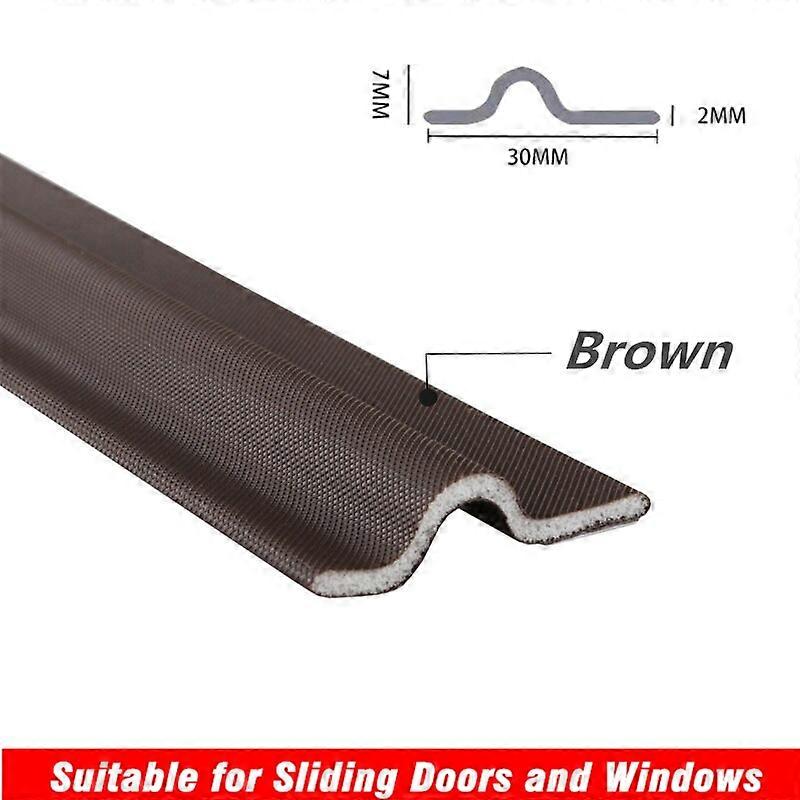 40m Self-adhesive Casement Window Sealing Strip Door Gap Filler Acoustic Insulation Foam Windproof Tape S Type Weather Stripping