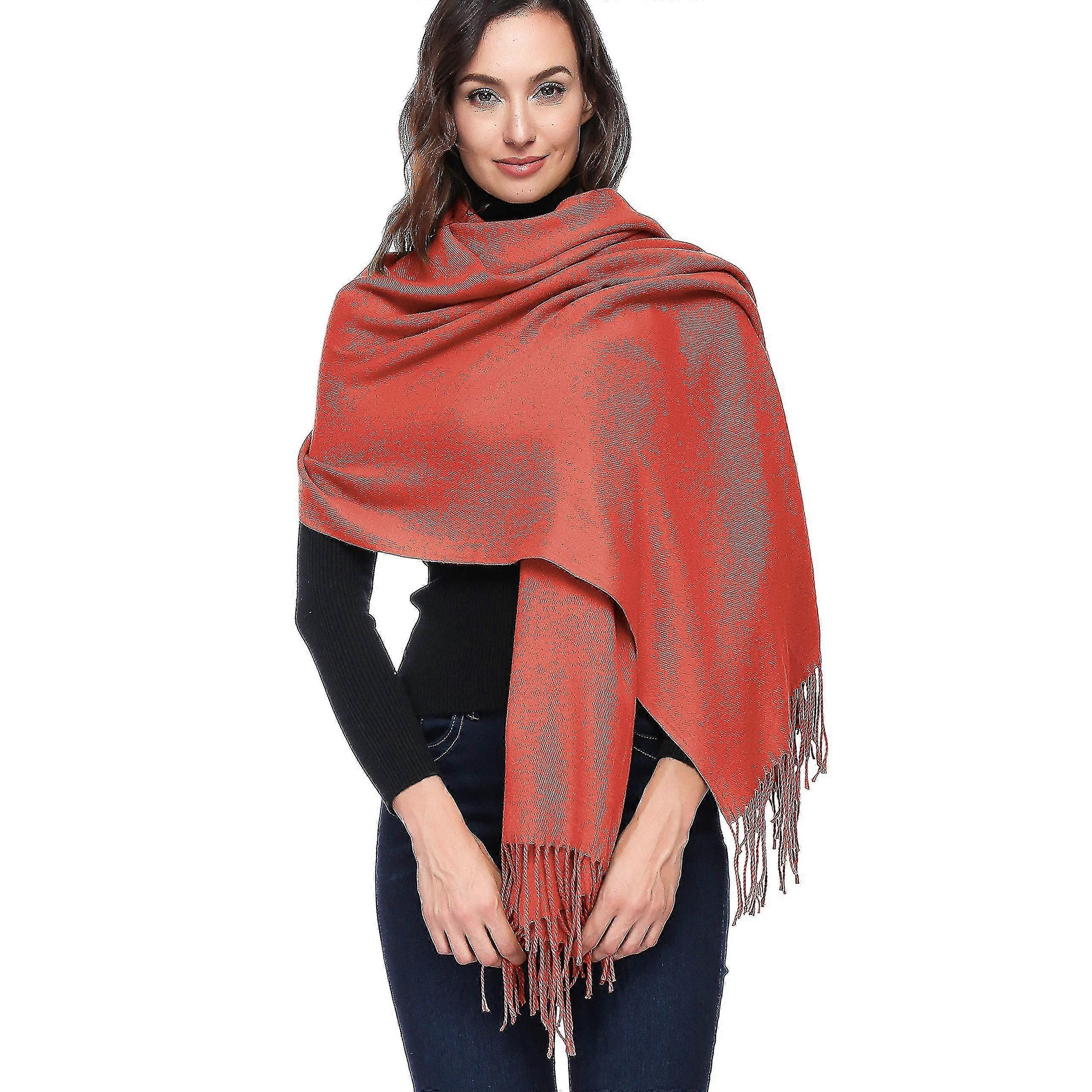 Châle en laine et cachemire, écharpe en pashmina épaisse et douce, écharpes en cachemire pour femmes, écharpe grande taille, foulards pour femmes