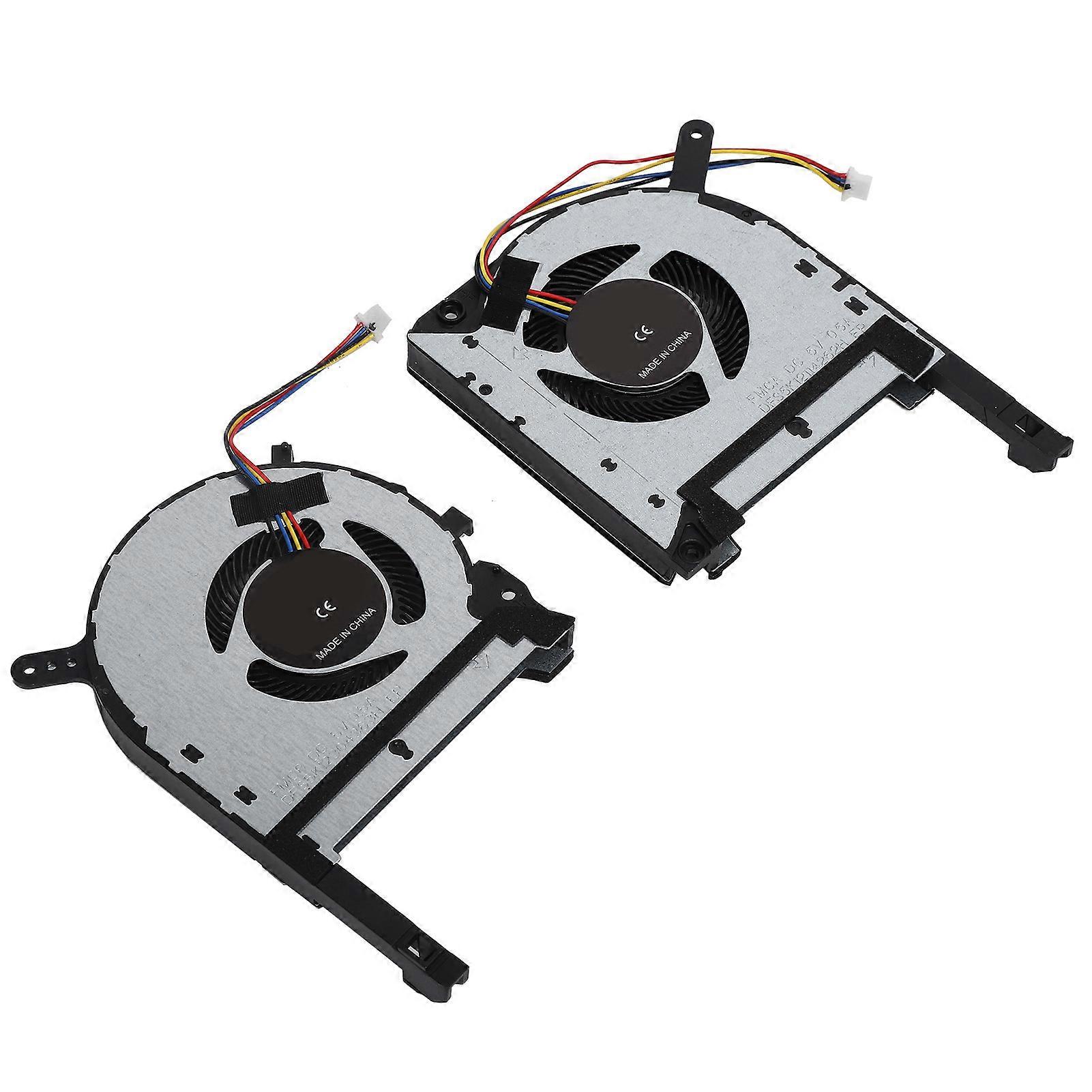 2pcs Laptop CPU GPU Cooling Fans Replacement for ASUS TUF FX505ge FX505gm FX505dt FX705