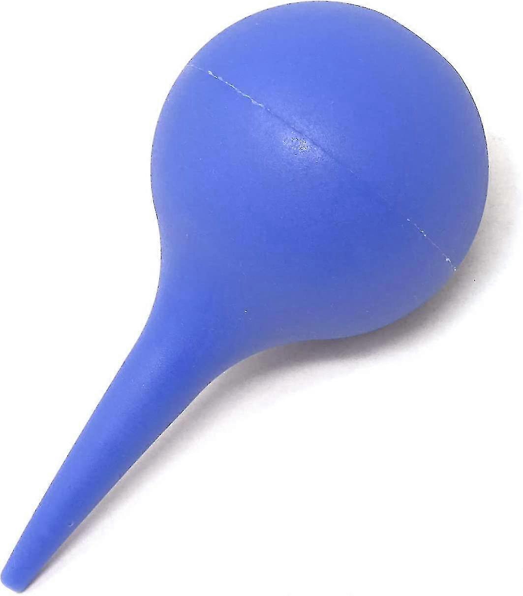 75ml Rubber Squeeze Bulb Ear Syringe Ball Laboratory Tool (blue)