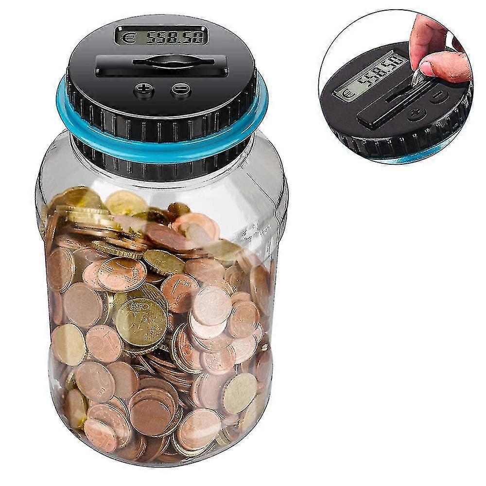 Digital Counting My Jar,big Piggy Bank,piggy Bank For Kids,piggy Bank Digital Counting Bank,my Saving Jar,holds Over In 800,ed