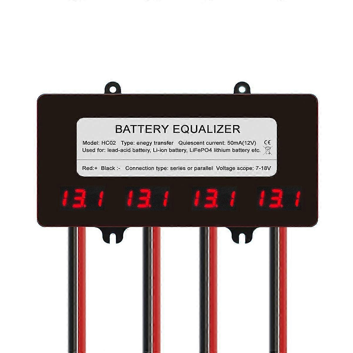 HC02 with LED Display Battery Equalizer 10A Current Active Voltage Balancer Li Li-Ion Lifepo4 LTO L