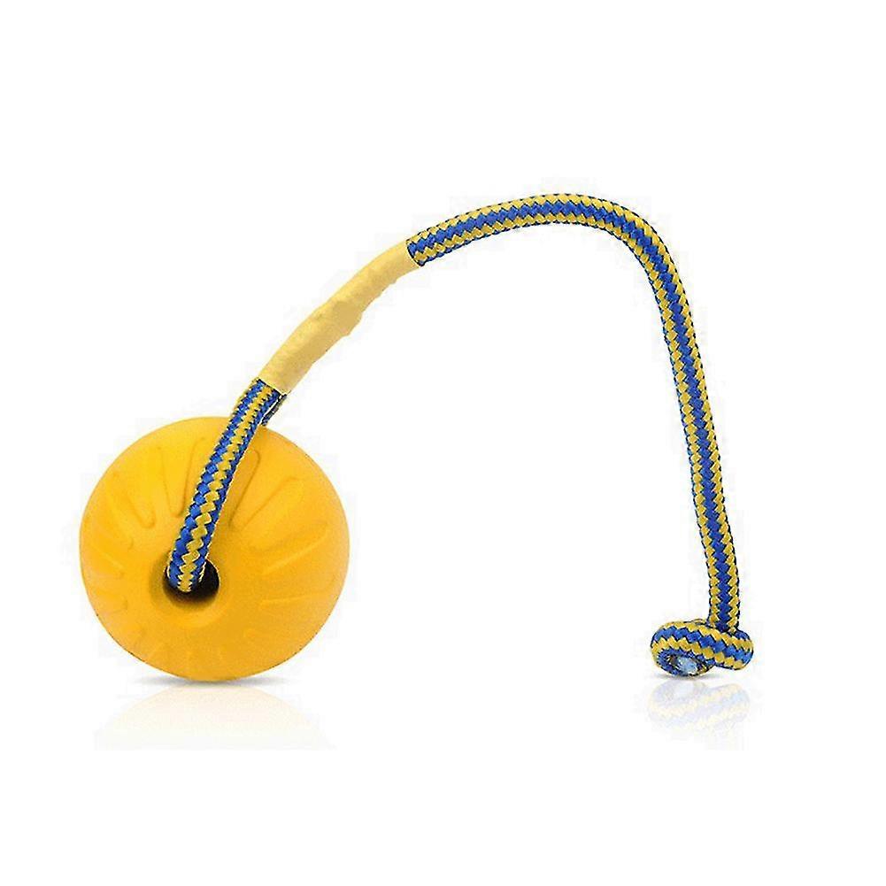 Funny Chew Toys Play Fetch With Carrier Rope Training Ball Solid Teeth Pet Dog