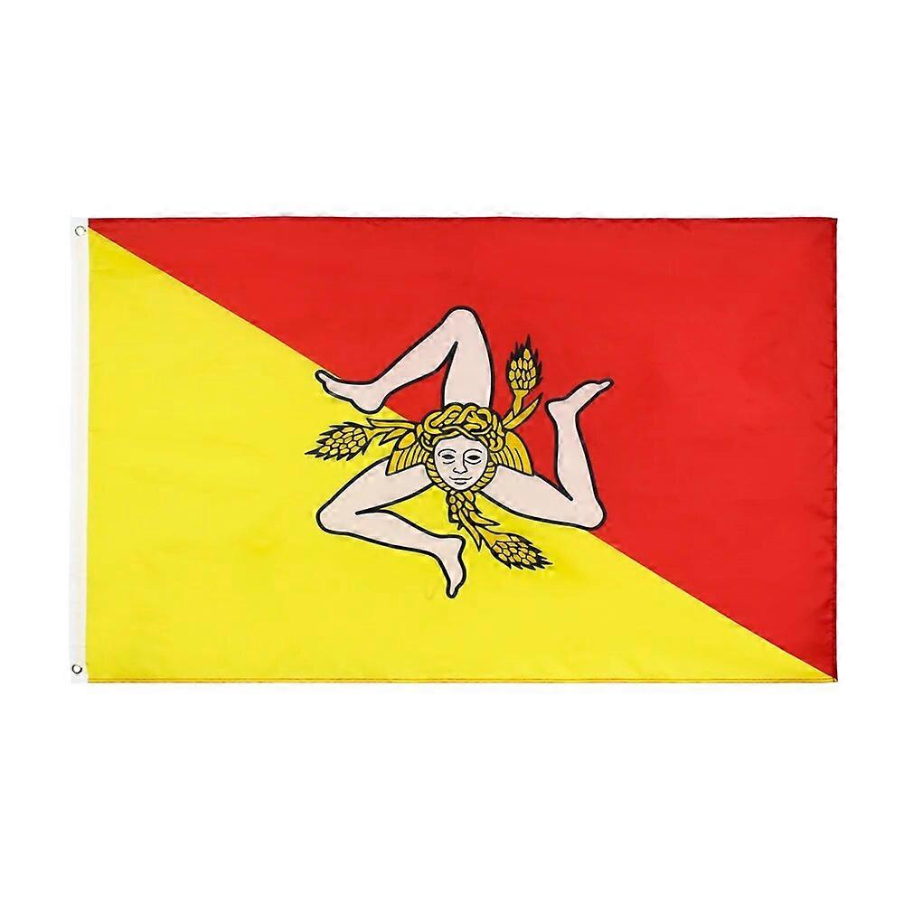 90x150cm Sicilia Flag Banner Tapestry