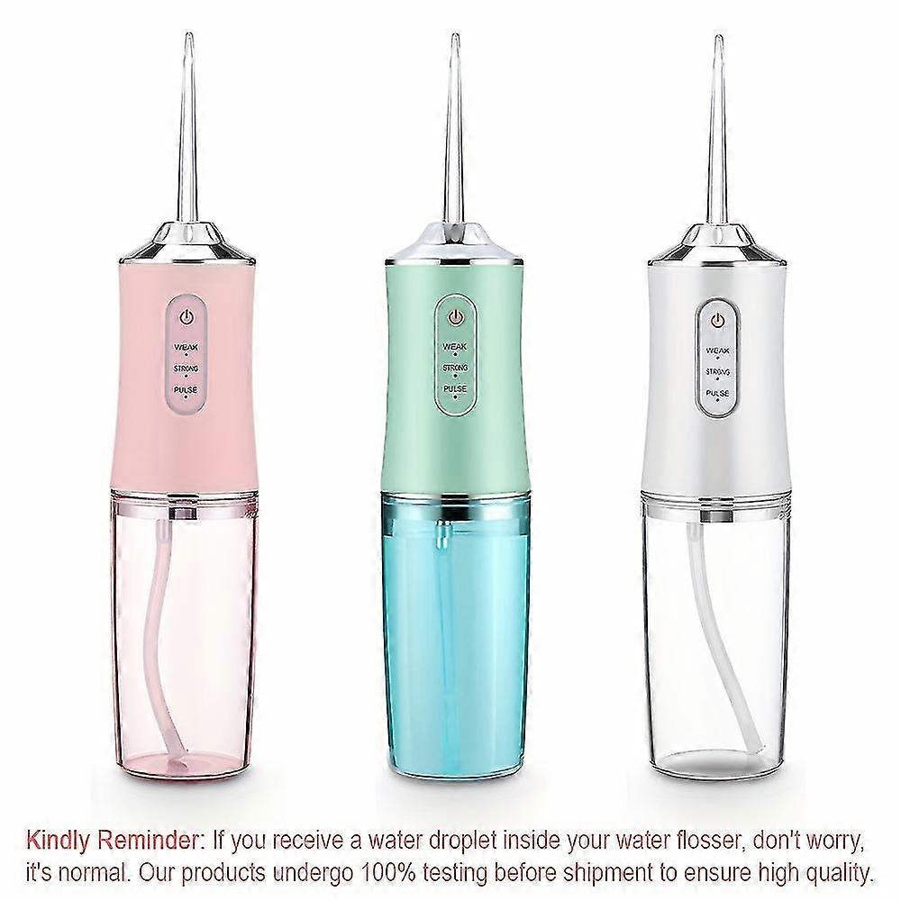 1 ensemble d'hydropulseurs dentaires sans fil, 3 modes, portables et rechargeables