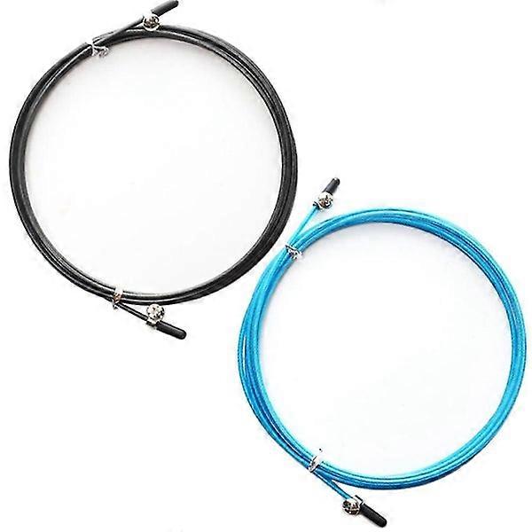 Replacement Cable For Speed Jump Rope - 2 Replacement Cords - With Screws And E
