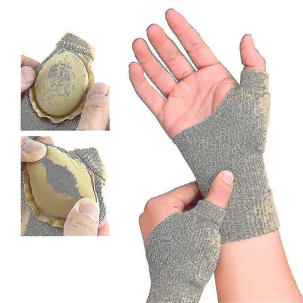 כפפות דלקת פרקים דחיסת אגודל כפפת תמיכה בפרק כף היד עם רפידות פגיעה באגודל