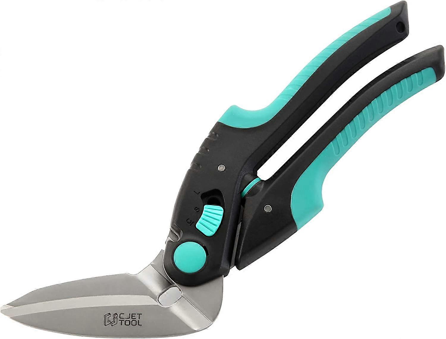ZK-Carpet scissors, length 25 cm, high quality durable stainless steel blades (turquoise color)