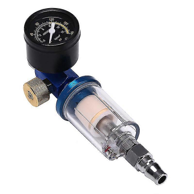 Sprutfärgpistolsats Luftregulatormätare och in-line luftoljevattenavskiljare filter
