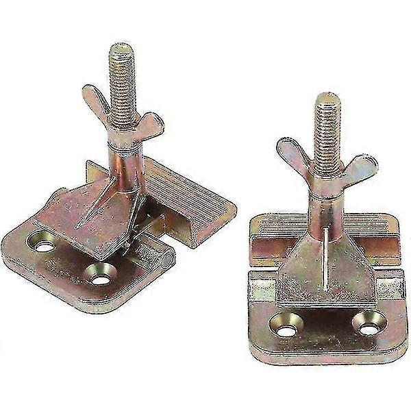 2-Piece Metal Butterfly Hinge Clamps for Screen Printing - Durable, Rust-Resistant, Easy Installation, Positive Locking Mechanism