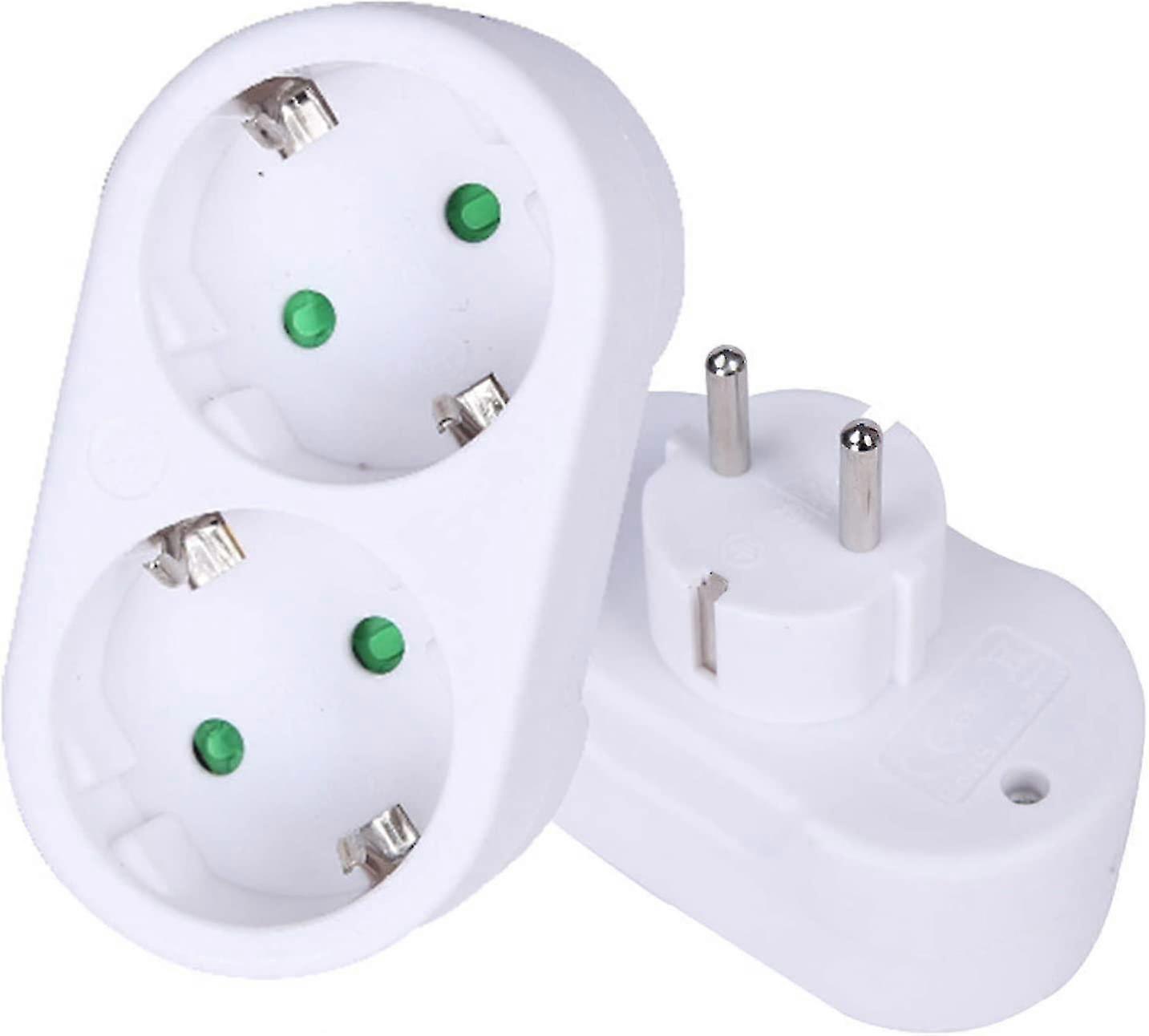 (TM) 2 / 3 găuri socket de perete Power Strip, Power Strip 2 / 3 Outlet 3500w/230v Multi Socket pentru Home Office Travel