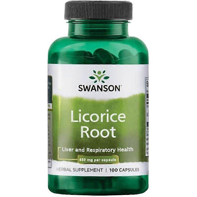 Swanson Licorice Root 450mg Capsules 100