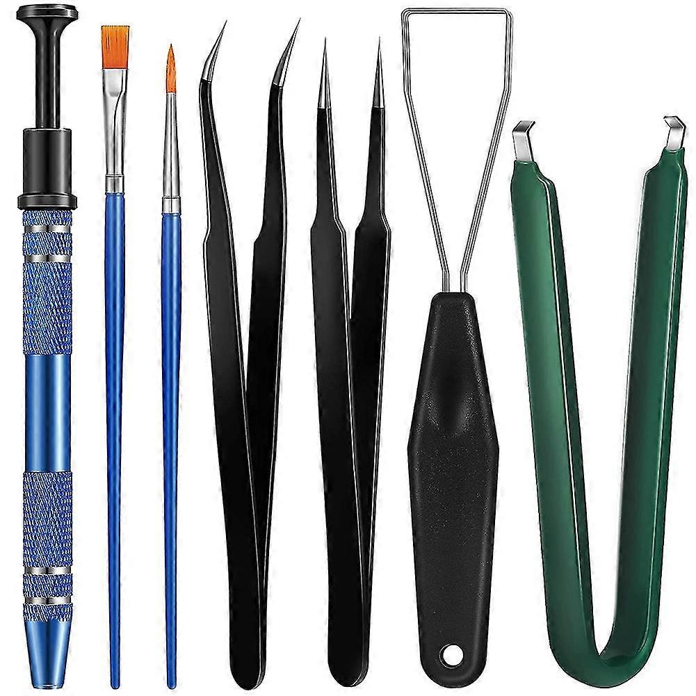 7 Pieces Of Keyboard Lubricating Oil Switch Puller Kit Ic Extractor Switch Puller Key For Removing E