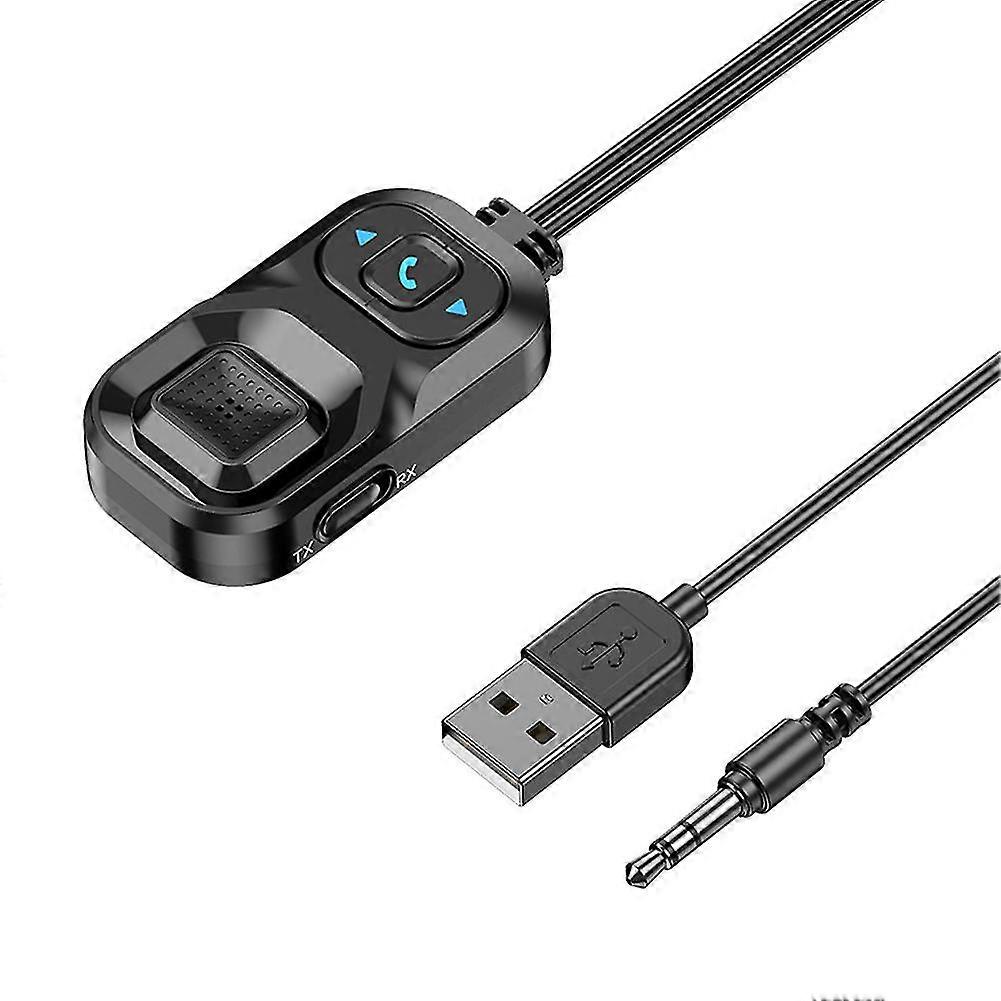 Car Bluetooth Receiver Aux Car 3.5mm Audio Bluetooth Adapter Transmitter Bluetooth 5.1 Audio Adapte