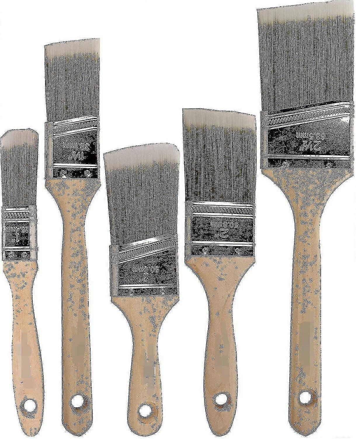 Paint Brushes 5 Pack Variety Angle Paint Brushes