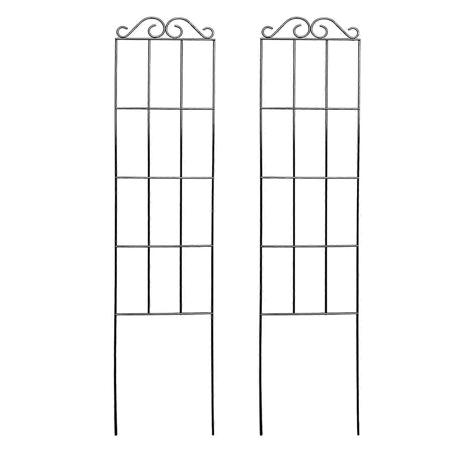 2 Pz Rack Arrampicante Per Piante Facile Da Installare Supporto Per Piante Supporto A Traliccio Da Giardino In Metallo Riutilizzabile Per La Casa All'aperto