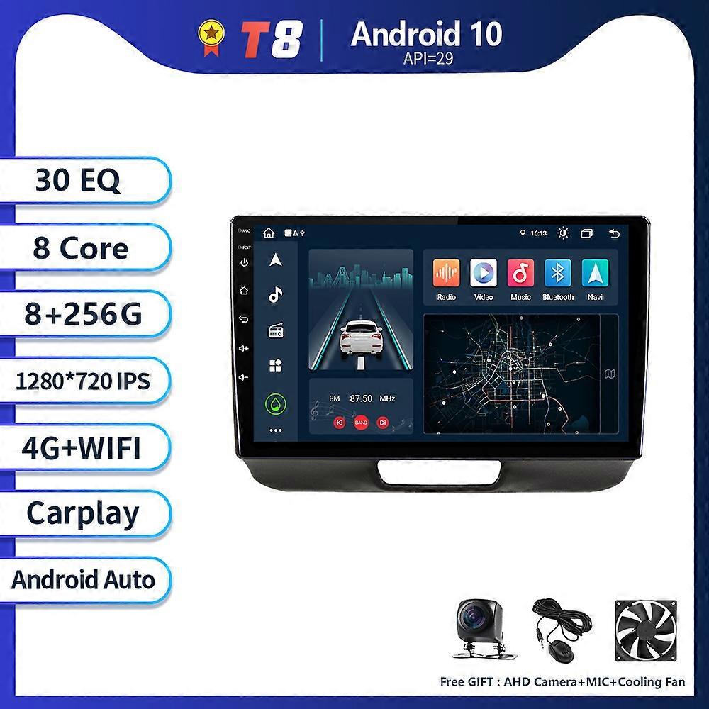 T8 8G 256G Android 10 For HONDA N-BOX 2011-2017 Car Radio Stereo Multimedia Video Player BT Navigation GPS WIFI Carplay DSP