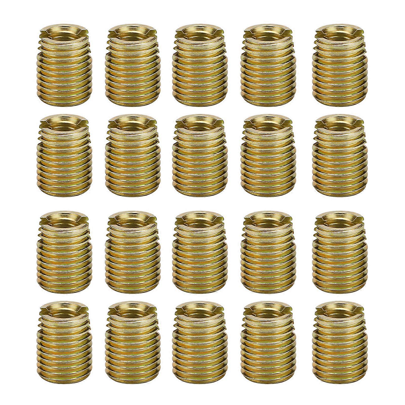 20Pcs 302 Carbon Steel Self tapping Thread Insert Accessories(Inner M10*1.5 Outer M14*1.5)