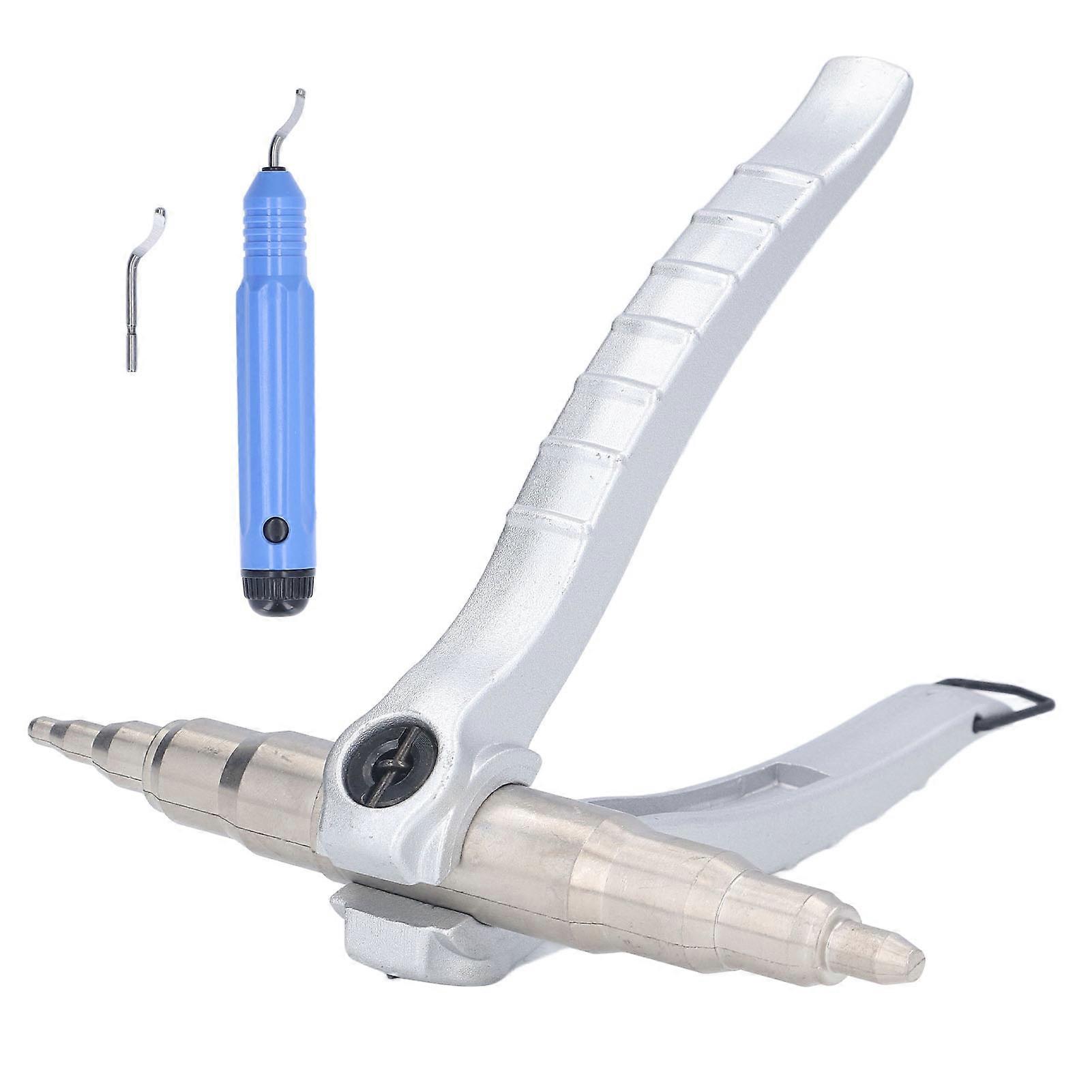 Pipe Tube Expander Carbon Steel ABS Hand Expanding Tool with Deburring Tools 6~22mm