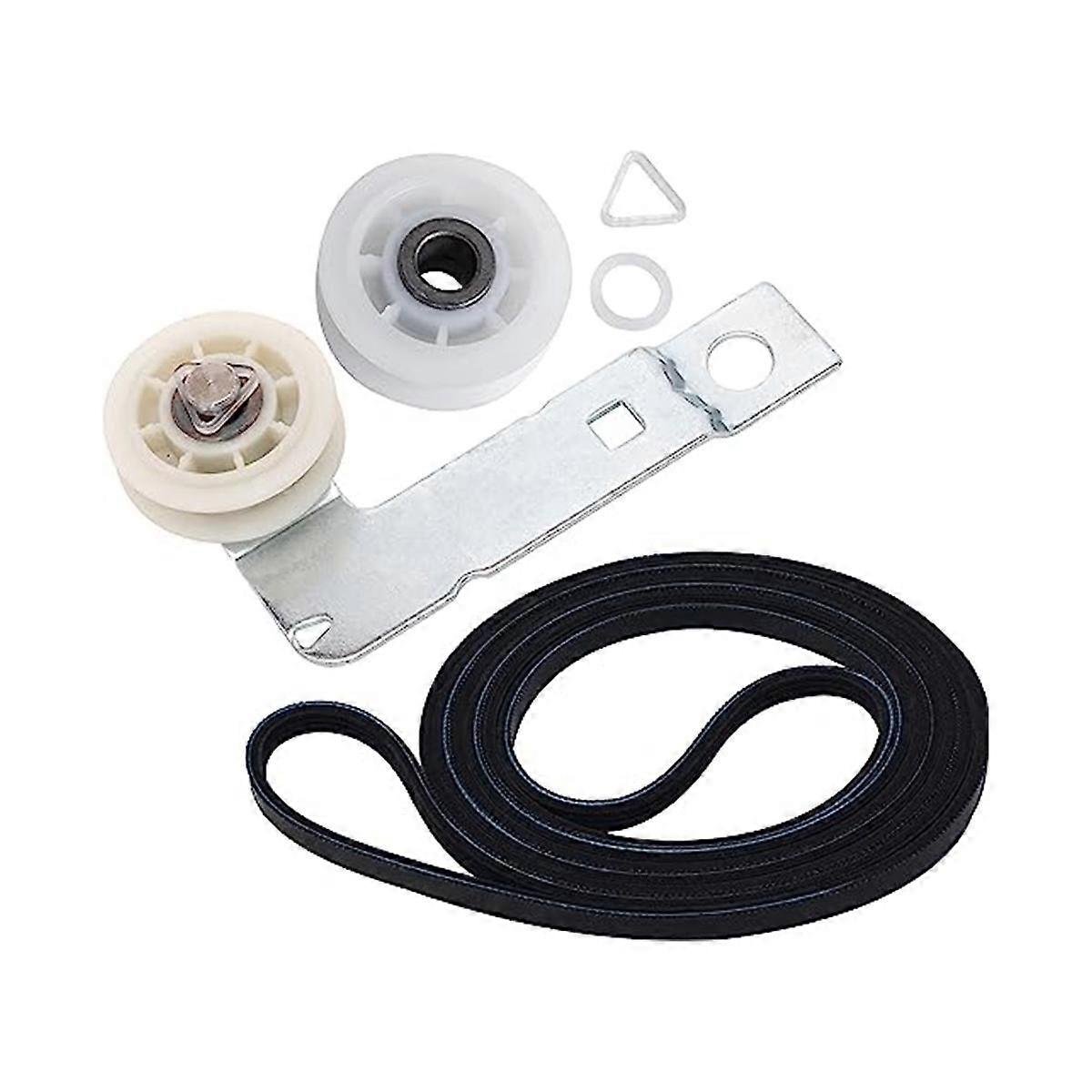 661570 & 279640 & W10837240 Dryer Belt and Pulley Kit , Dryer Wear Part Replacement, Fits Most Drye