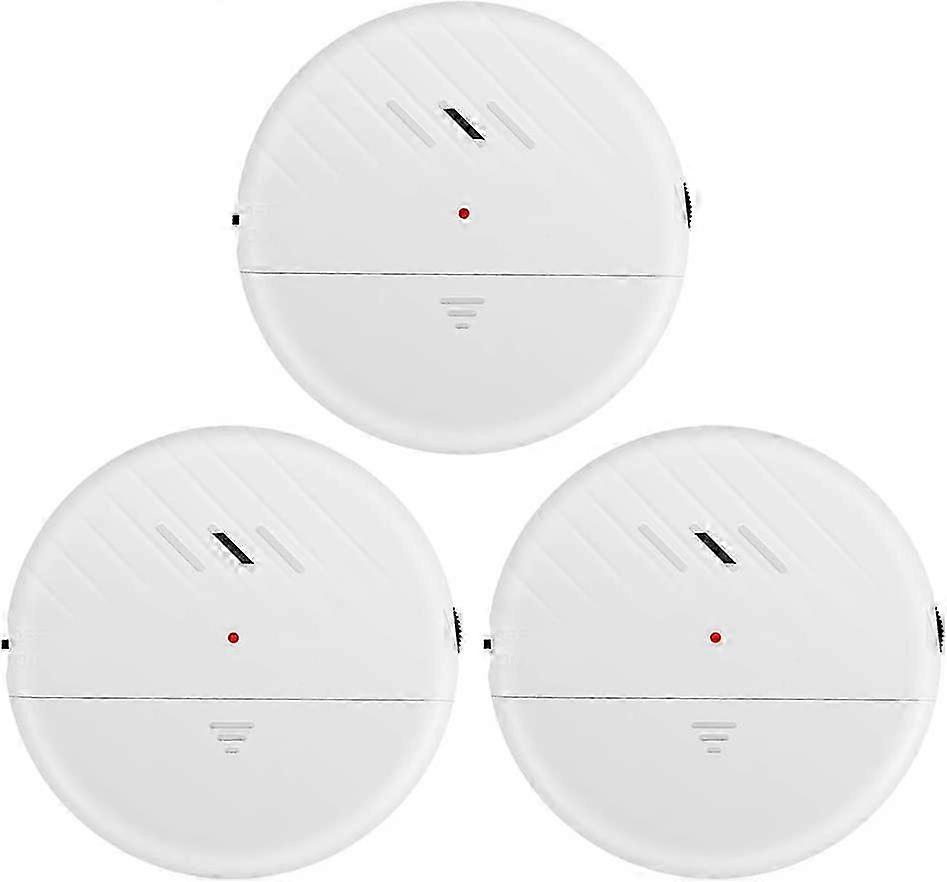 Glass Break Alarm 125dB Window Vibration Detector Sensor Alarm 3 Pack Ultra-Slim Anti-Theft Alarm for Door and Window with Ajustment Sensitivity