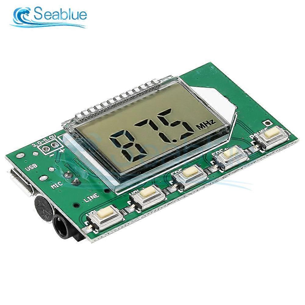 FM Transmitter Module DSP PLL 87-108MHz Stereo Digital Wireless Microphone Board Multi-function Frequency Modulation