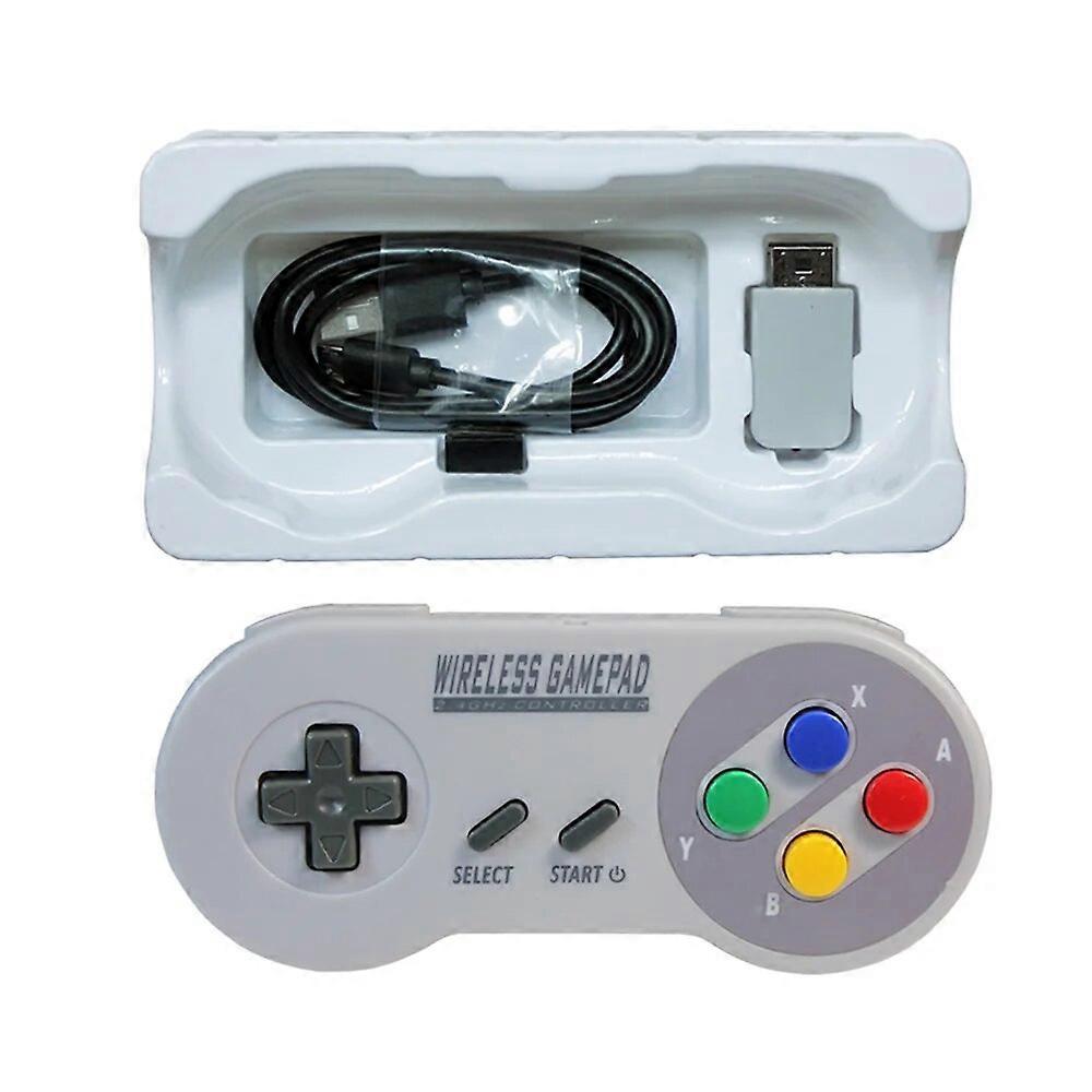 1Pcs of 2.4GHz Wireless Gamepad Controller for Super Nintendo NES & SNES classic mini Wireless Console controller joystick games