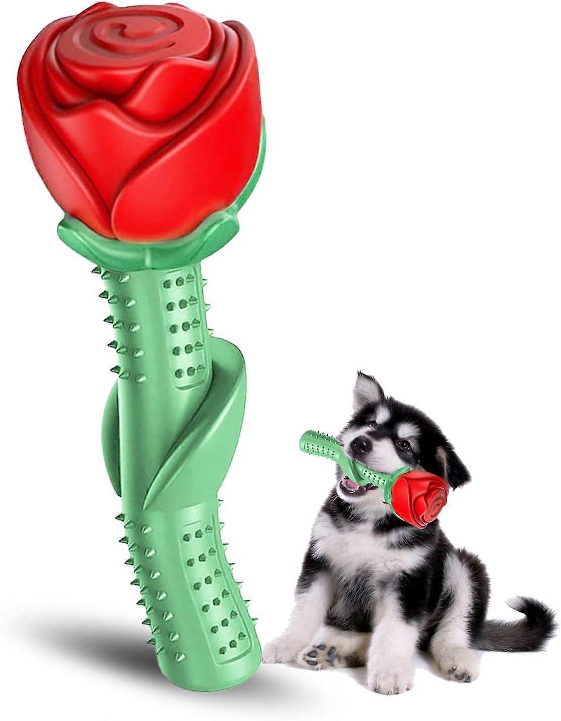 Dog Chew Toys Rose Bush, Durable Puppy Toys for Aggressive Chewers, Interactive  