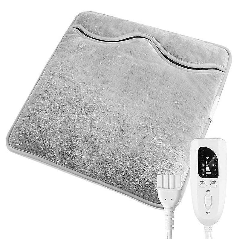 2 in 1 Foot Warmer and Electric Heating Pad, 40x40 cm Heating Pad with 6 Heating Levels, with Automatic Shut-Off Function, 4 Temporizadores Modes, Ult
