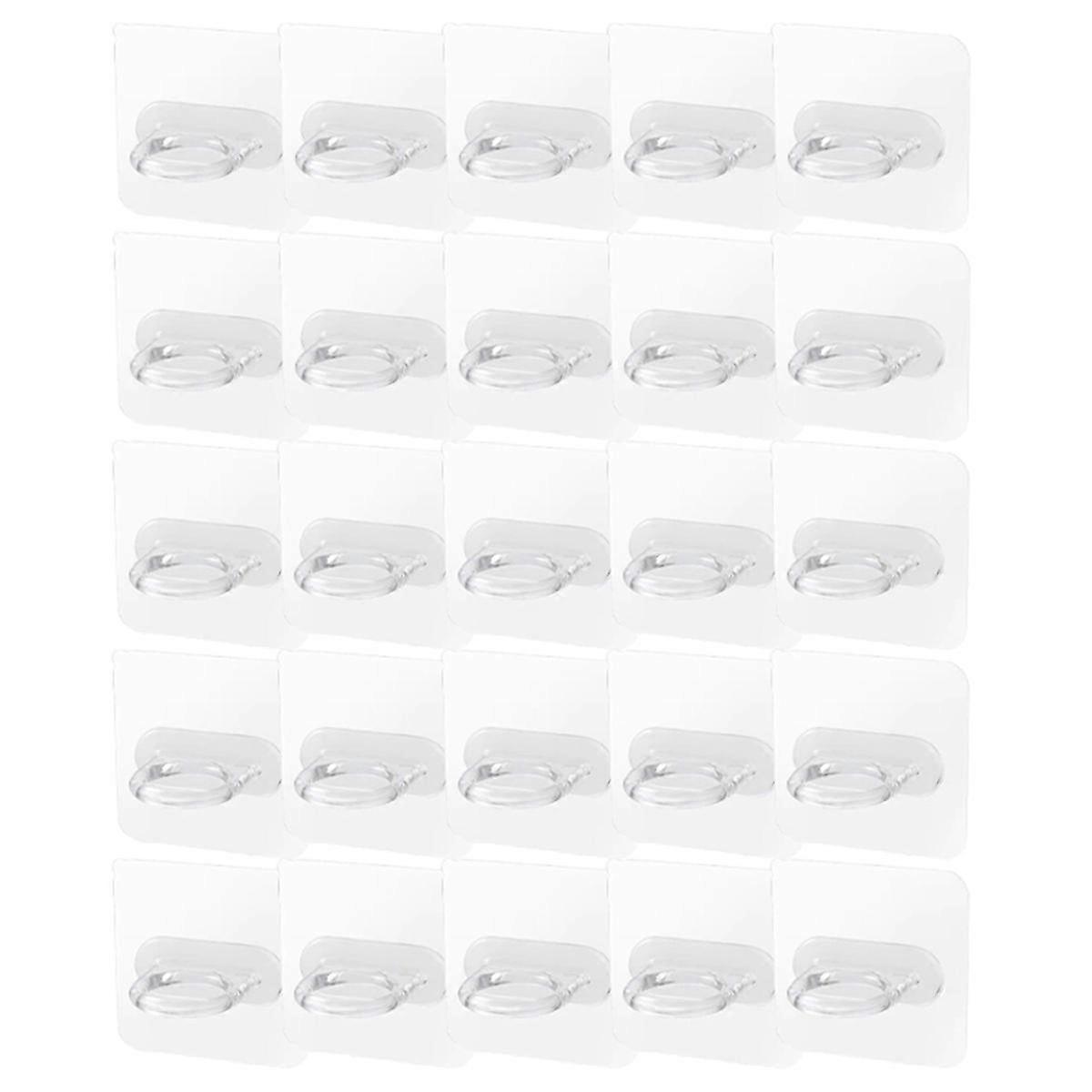 Multifunctional Circular Hook Round Hole Hook Self-Adhesive Hook Bathroom Hook Wall Hook for Hang Curtain Rod Bracket