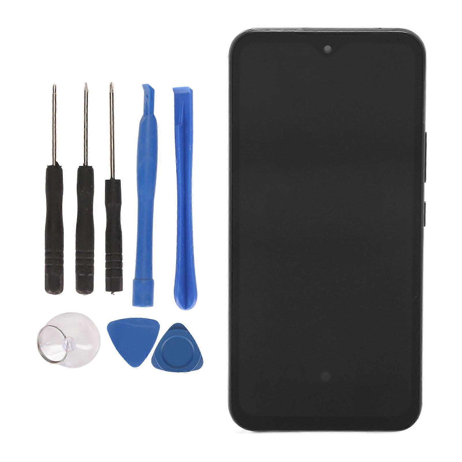 Cell Phone Digitizer Screen Touch Assembly Replacement Digitizer Screen Touch Frame Assembly Replacement with Fingerprint Function for Galaxy A54 5G