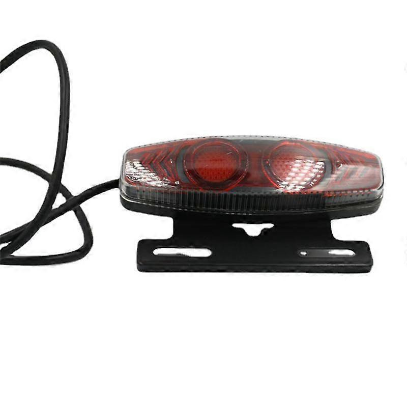 Ebike πίσω φως LED 36V 48V προειδοποίηση ασφαλείας λαμπτήρα για ηλεκτρικά αξεσουάρ ποδηλάτων SM συνδετήρα νυχτερινή ποδηλασία